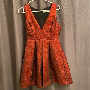 Ruby red formal dress
